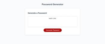 password generator screenshot